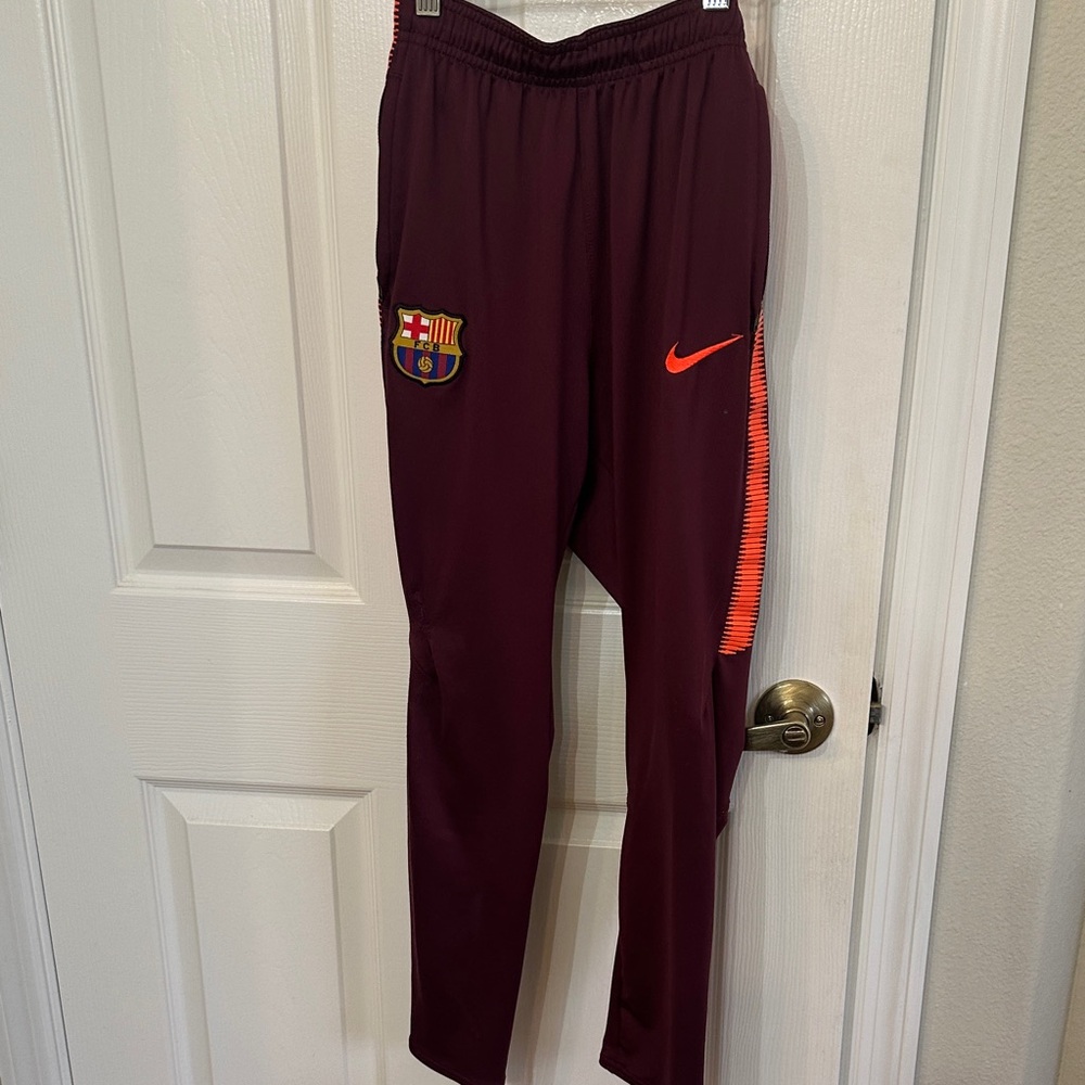 Nike Barcelona Burgundy Track Pants